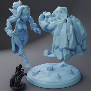 Goblin Female at Altar 1:12 Scale Statue (Can Hold Full Dice Set!)