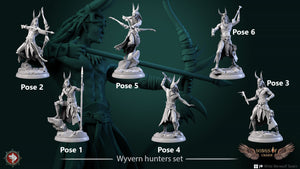 Wyvern Hunters - 28mm or 32mm Miniatures