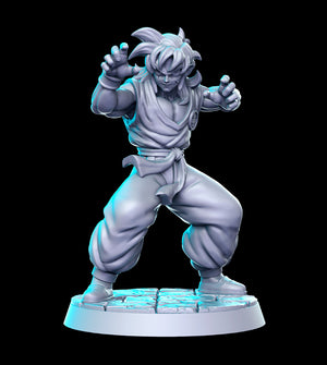 Yamcha Monk - 28mm or 32mm Miniatures Anime Series Vol.4