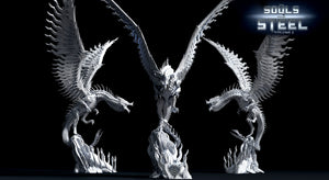 Inconel Dragon Construct - 28mm or 32mm Miniatures - Souls of Steel 2