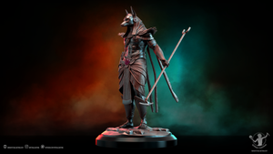 Anubis Egyptian God SFW & NSFW 1:10th and 14th Scale Resin Model Kit
