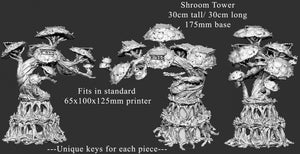 Shroom Tower - 28mm or 32mm Miniatures - Fungus Awakened