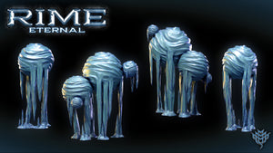 Ice Spell Effects - 28mm or 32mm Miniatures - Rime Eternal