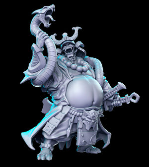 Oni General Undead - 28mm or 32mm Miniatures - Lost Oni Warriors