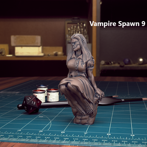 Vampire Spawn (7 - 12) - 28mm or 32mm Halloween or RPG Miniatures