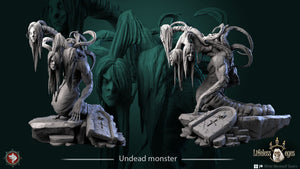 Undead Monster False Hydra  - 28mm, 32mm, or 75mm Miniatures