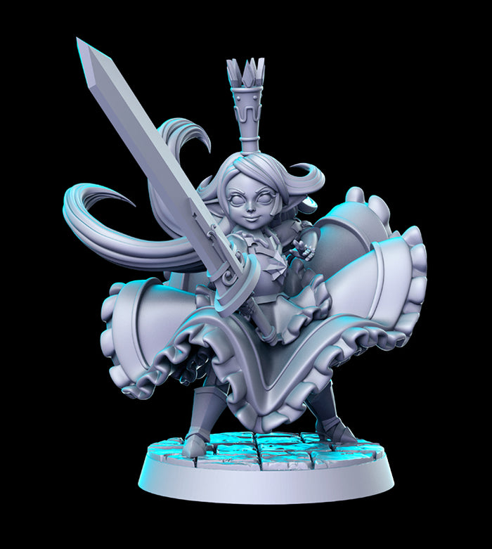 Charlotta (Granblue Fantasy) - 28mm or 32mm Miniatures