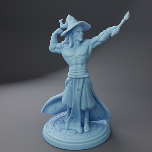 Buff Wizard Mr. Universe - 28mm 32mm 54mm or 75mm Miniatures