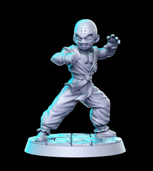 Krillin Monk - 28mm or 32mm Miniatures Anime Series Vol.4