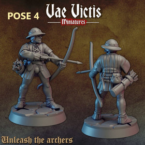 Swords for Hire Mercenaries - 28mm or 32mm Miniatures - Unleash the Archers