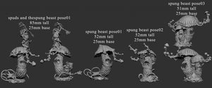 Sprung Beast (and Spuds) - 28mm or 32mm Miniatures - Fungus Awakened