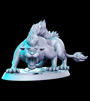 Great Sabrecat - 28mm or 32mm Miniatures - JRPG Vol 18 Dragon Quest Vol 1