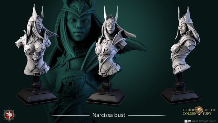 Assassin Narcissa Bust Order of Golden Fury