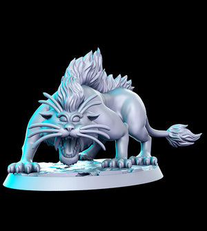 Great Sabrecat - 28mm or 32mm Miniatures - JRPG Vol 18 Dragon Quest Vol 1