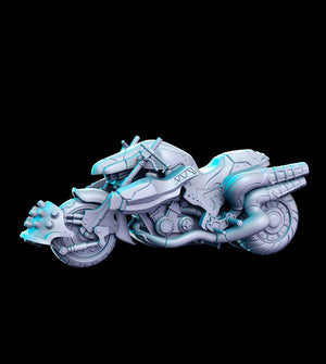 Daytona Hardy Bike FFVII - 28mm or 32mm Miniatures - Classic JRPG Vol 11