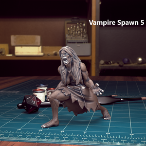 Vampire Spawn (1 - 6) - 28mm or 32mm Halloween or RPG Miniatures
