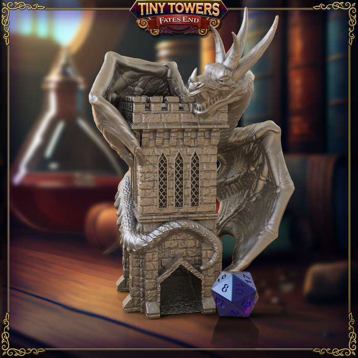 Wyvern Dragon Portable Dice Tower