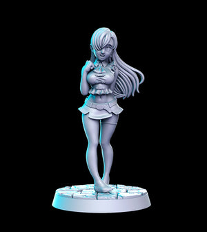 Elizabeth Anime Girl- 28mm or 32mm Miniatures Anime Vol 1