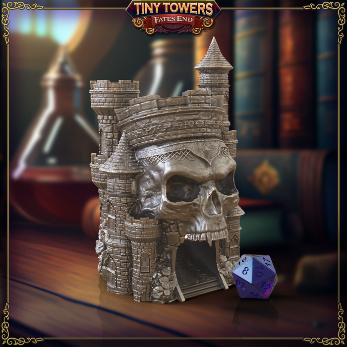 Skull Keep Portable Dice Tower