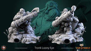 Tronk Loony Eye Mercenary Dwarf - 28mm, 32mm, or 75mm Miniatures - The Forge