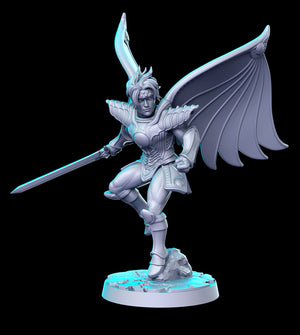 Dart Feld Winged Dragoon - 28mm or 32mm Miniatures - Legends Vol 1