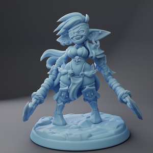 Level 99 Goblin Sexy Gobo Fighter - 28mm 32mm 54mm or 75mm Miniatures