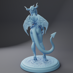 Level 1 Stacy Succubus Demon Pinup - 28mm 32mm 54mm or 75mm Miniatures