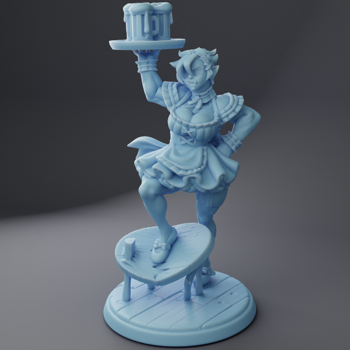 Orc Maid - 28mm 32mm 54mm or 75mm Miniatures Dec 2023
