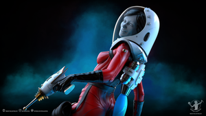 Suzie the Spacegirl SFW 1:10th and 14th Scale Resin Model Kit