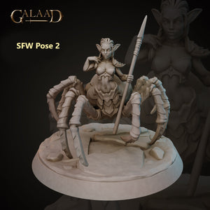 a statue of a spider with a sword