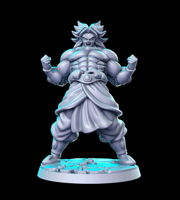 Broly Anime Mini - 28mm or 32mm Miniatures