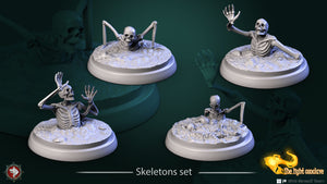 Skeleton Rising Minis - 28mm or 32mm Miniatures