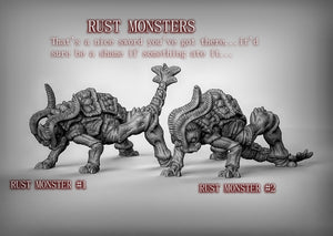 Rust Monster 28mm or 32mm Miniatures