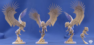 Celestial Winged Lion Miniatures