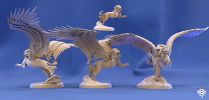 Celestial Winged Lion Miniatures