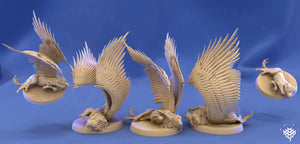 Celestial Winged Lion Miniatures