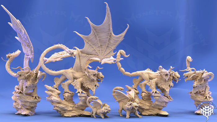 Chimera Adult and Young Miniatures