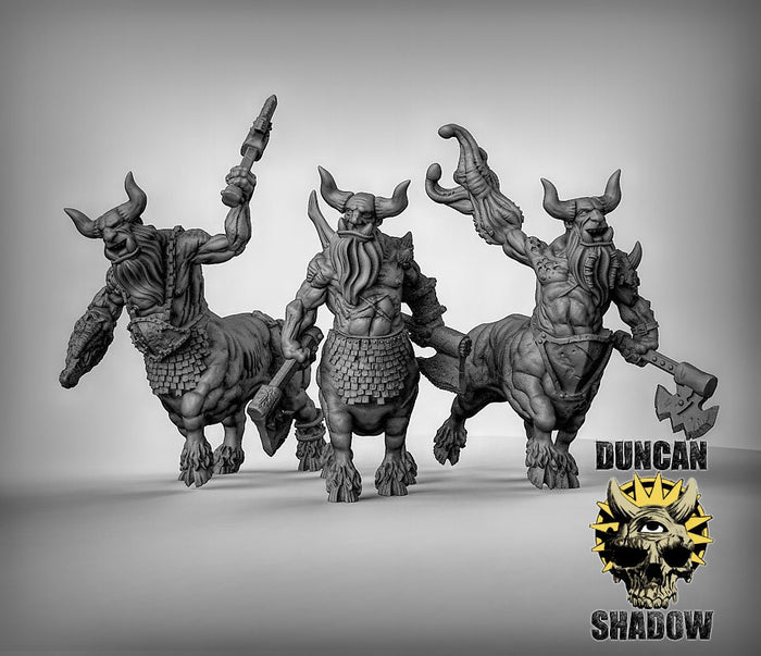 Bull Centaur Chaos Mutant 28mm or 32mm Miniatures