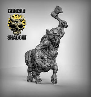 Bull Centaur Chaos Mutant 28mm or 32mm Miniatures