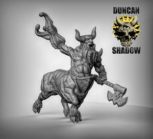 Bull Centaur Chaos Mutant 28mm or 32mm Miniatures