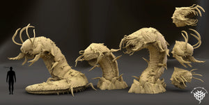 Carrion Crawler Earth Tremor Worm Monster Miniatures