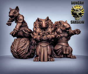 Scurryni Squirrel Monks 28mm or 32mm Miniatures