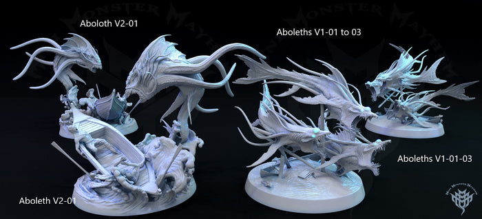 Aboleth Large Evil Aberration Miniatures