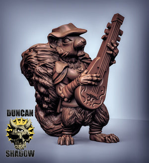 Scurryni Squirrel Bards 28mm or 32mm Miniatures