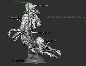 Jellyfish Swarm 28mm Miniatures