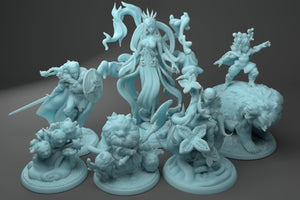 Sexy Dryad Pinup Alarune              NSFW28mm or 32mm Miniatures