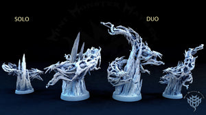 Undead Ice Serpents Miniatures