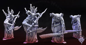 Cursed Monks Ghoulish Corrupted Miniatures