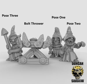 Goblins Bolt Throwers 28mm or 32mm Miniatures