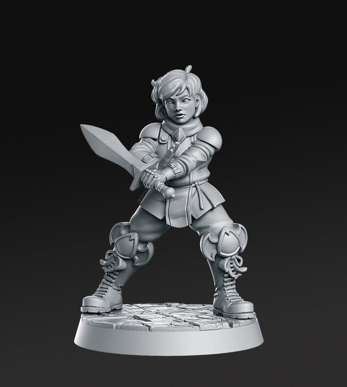 Adrian Young Child Explorer Knight 28mm or 32mm Miniatures